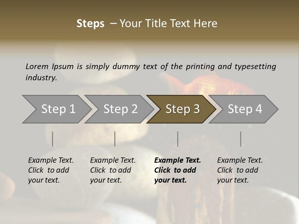 Pet Stone Reflection PowerPoint Template