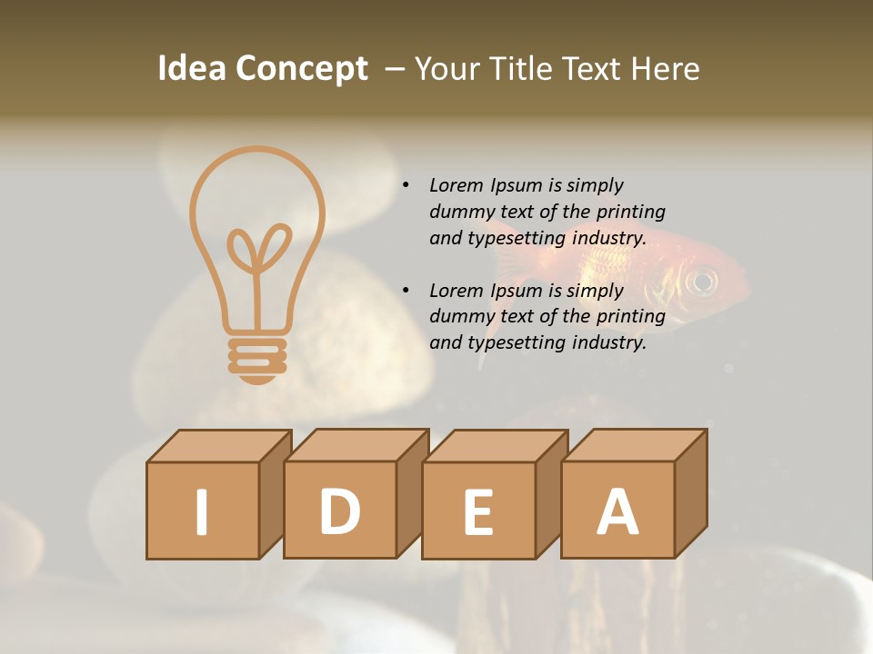 Pet Stone Reflection PowerPoint Template