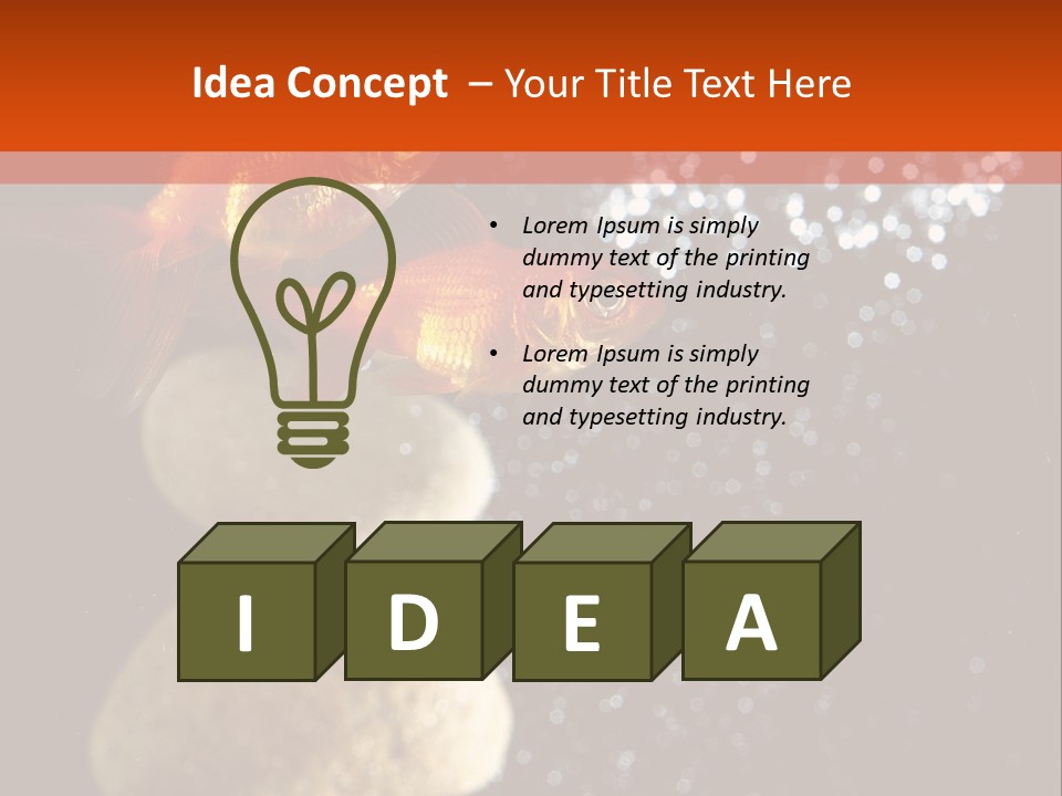 Fish Tank Tank Aquarium PowerPoint Template