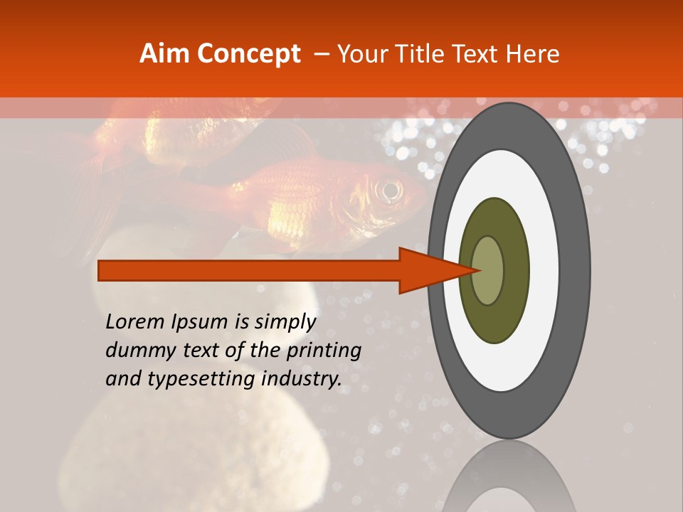 Fish Tank Tank Aquarium PowerPoint Template