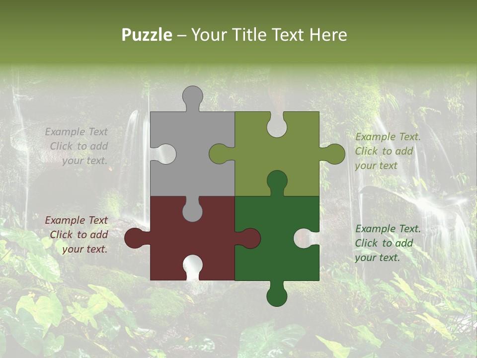 Coolness Environment Underground PowerPoint Template