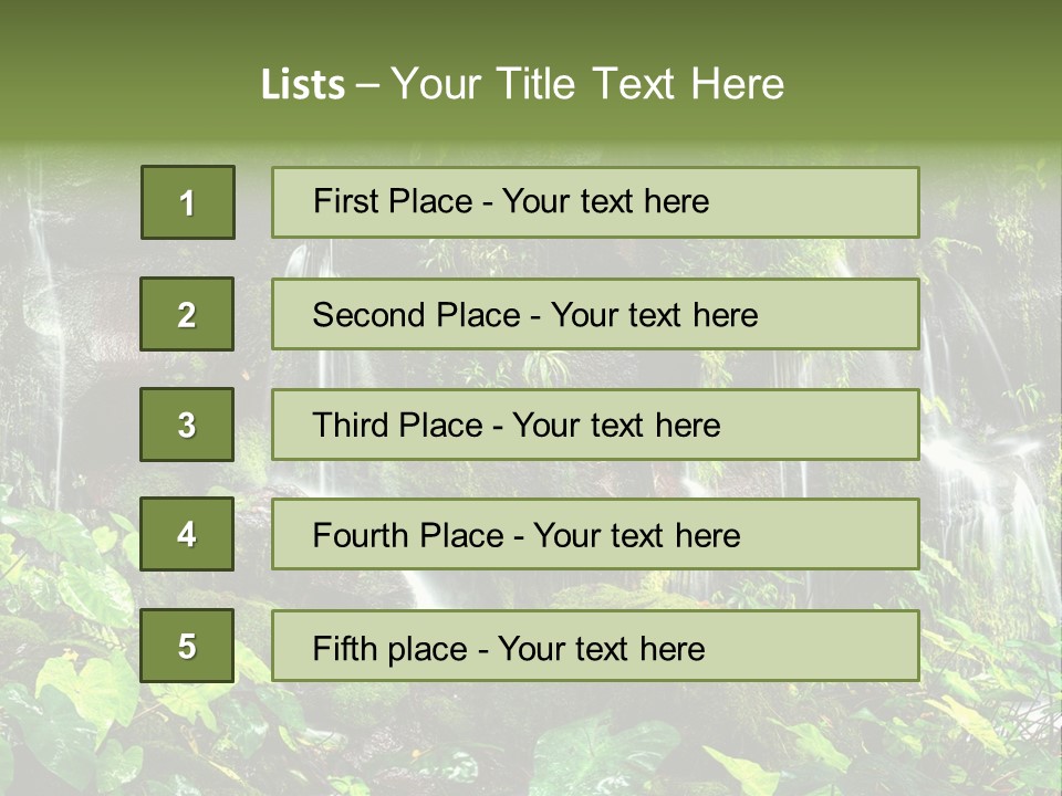Coolness Environment Underground PowerPoint Template