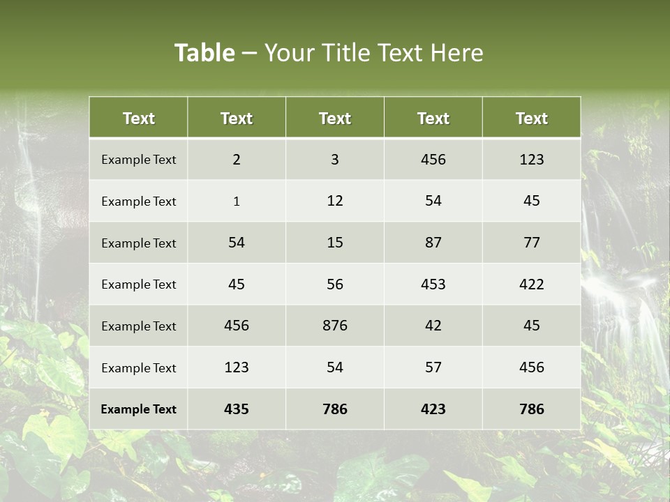 Coolness Environment Underground PowerPoint Template