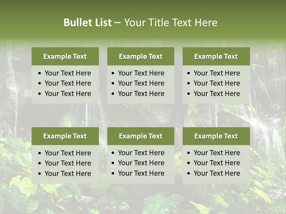 Coolness Environment Underground PowerPoint Template