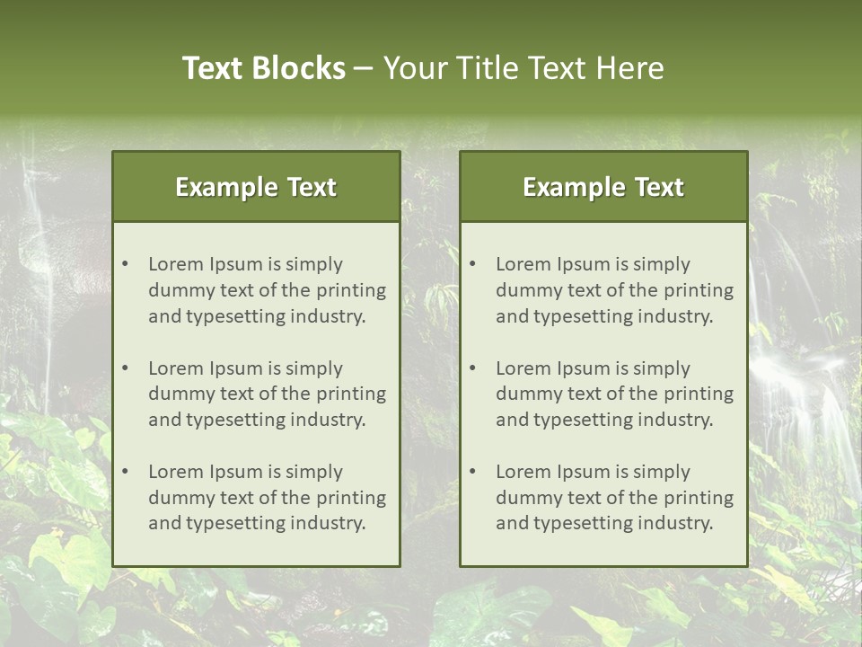 Coolness Environment Underground PowerPoint Template