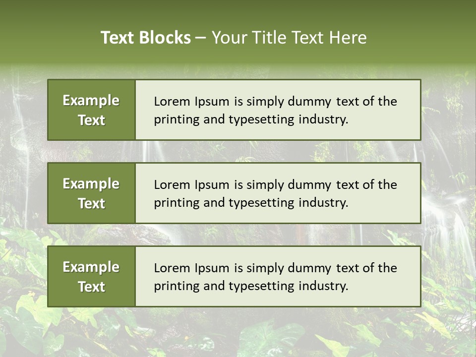 Coolness Environment Underground PowerPoint Template