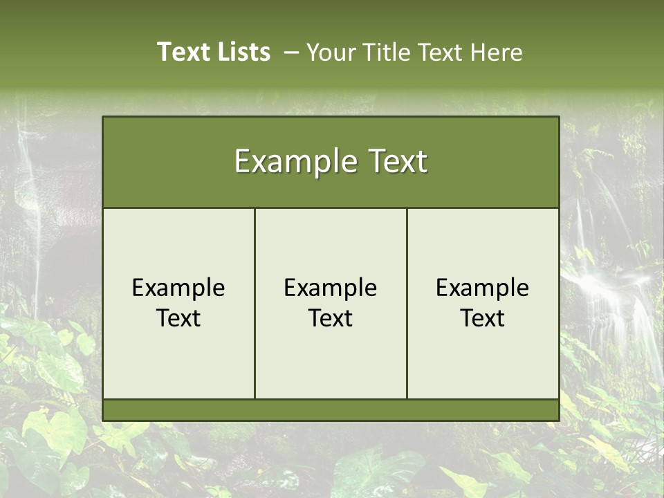 Coolness Environment Underground PowerPoint Template