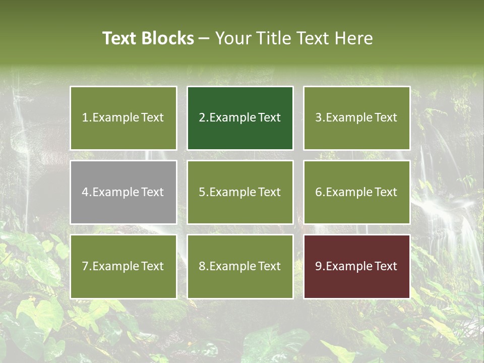 Coolness Environment Underground PowerPoint Template