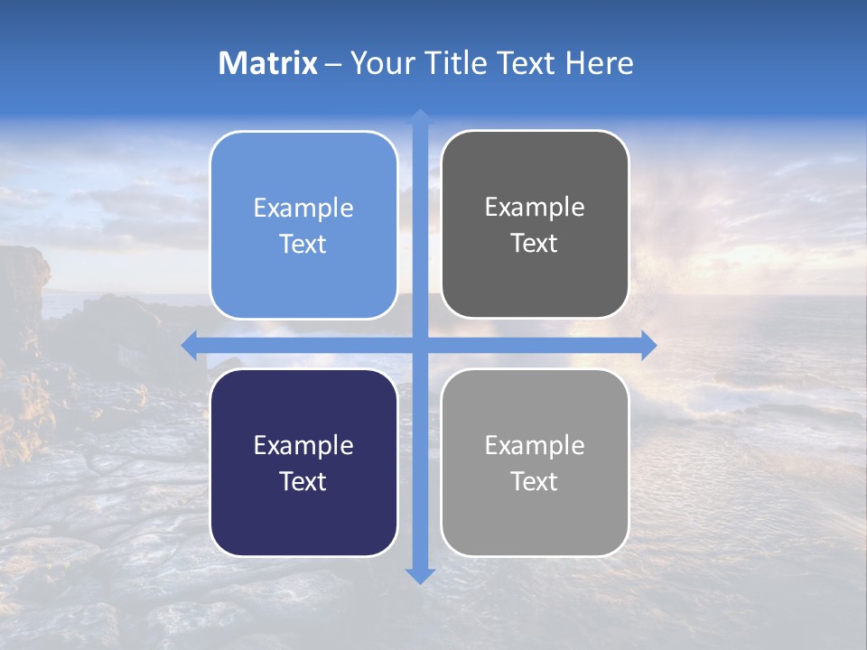 Horizon Tourism Cloud PowerPoint Template