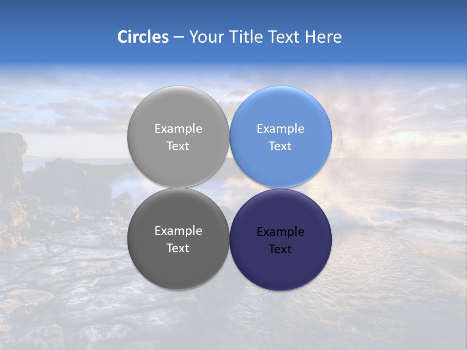 Horizon Tourism Cloud PowerPoint Template