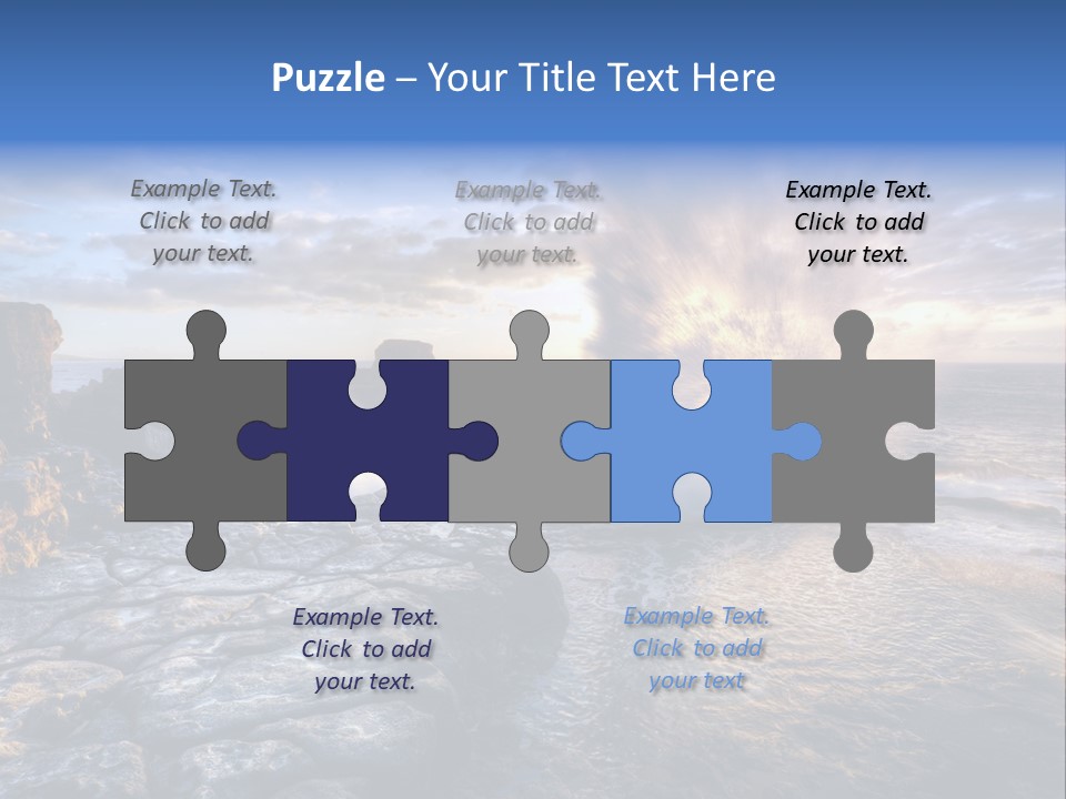 Horizon Tourism Cloud PowerPoint Template