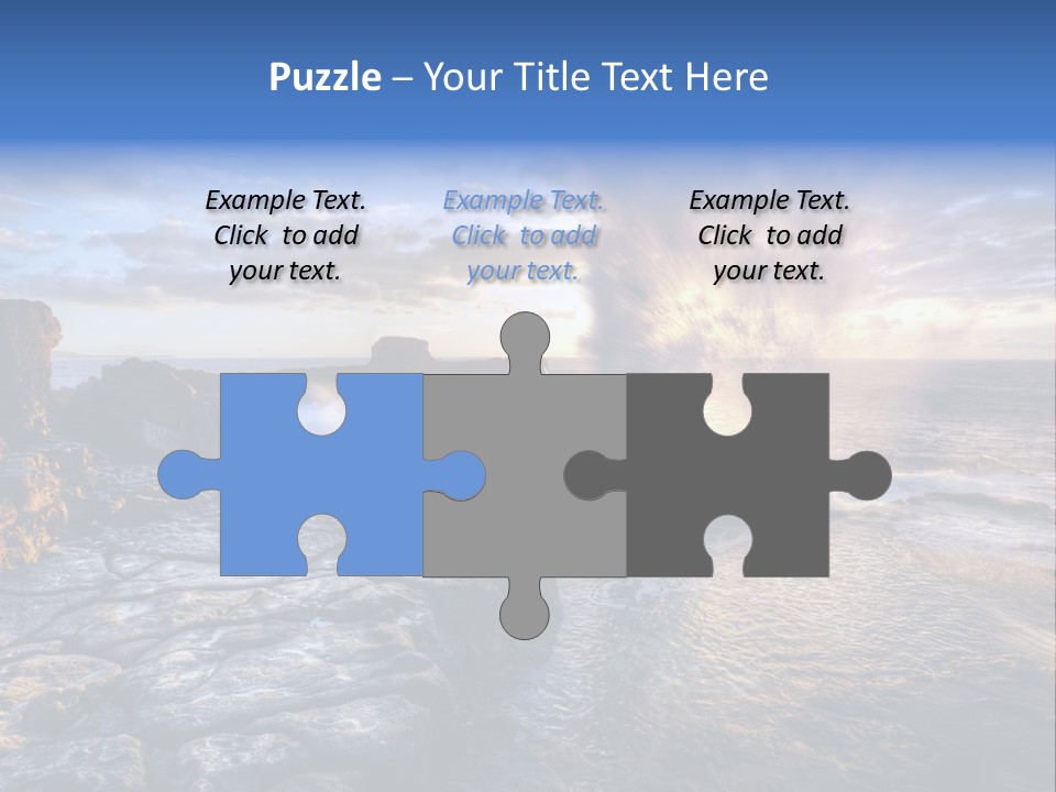 Horizon Tourism Cloud PowerPoint Template