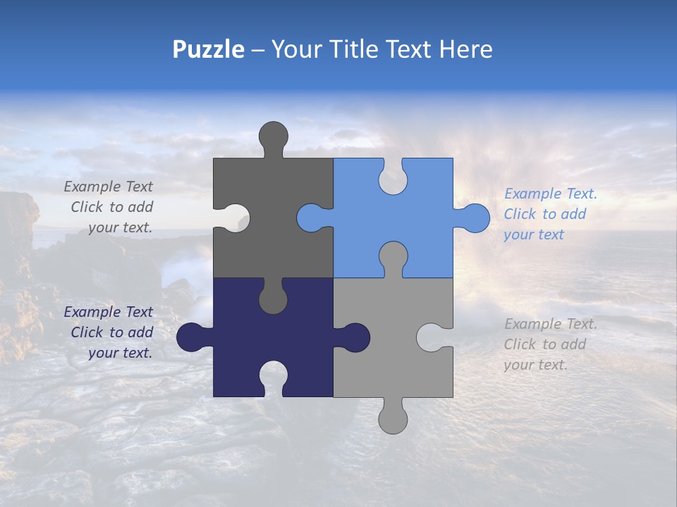 Horizon Tourism Cloud PowerPoint Template