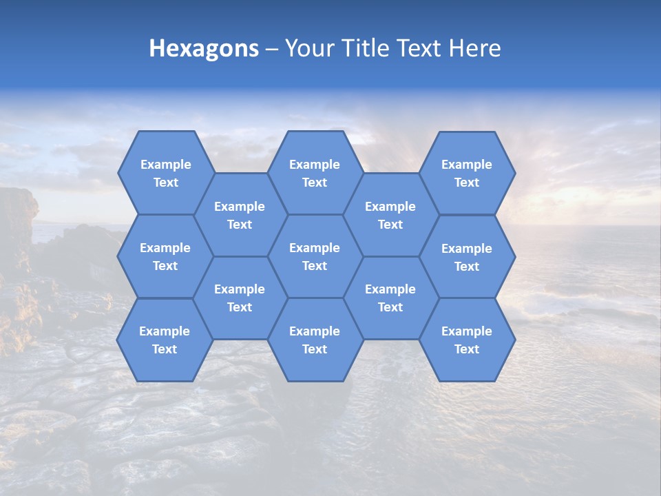 Horizon Tourism Cloud PowerPoint Template