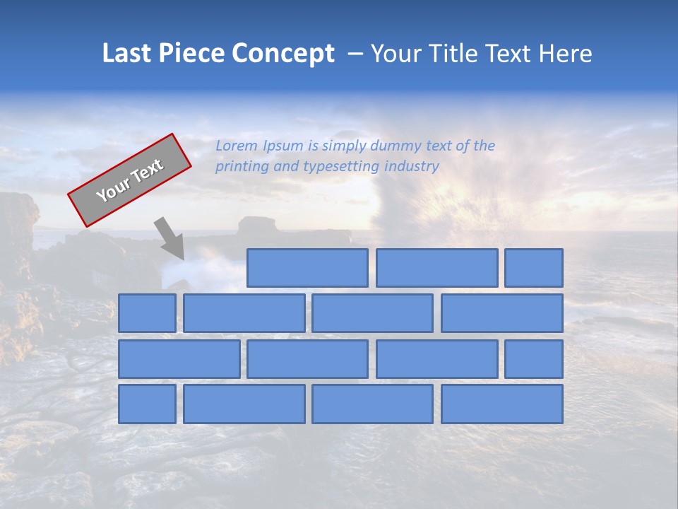 Horizon Tourism Cloud PowerPoint Template
