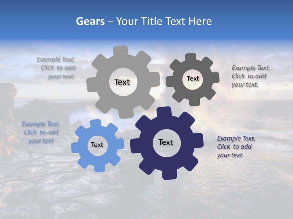 Horizon Tourism Cloud PowerPoint Template