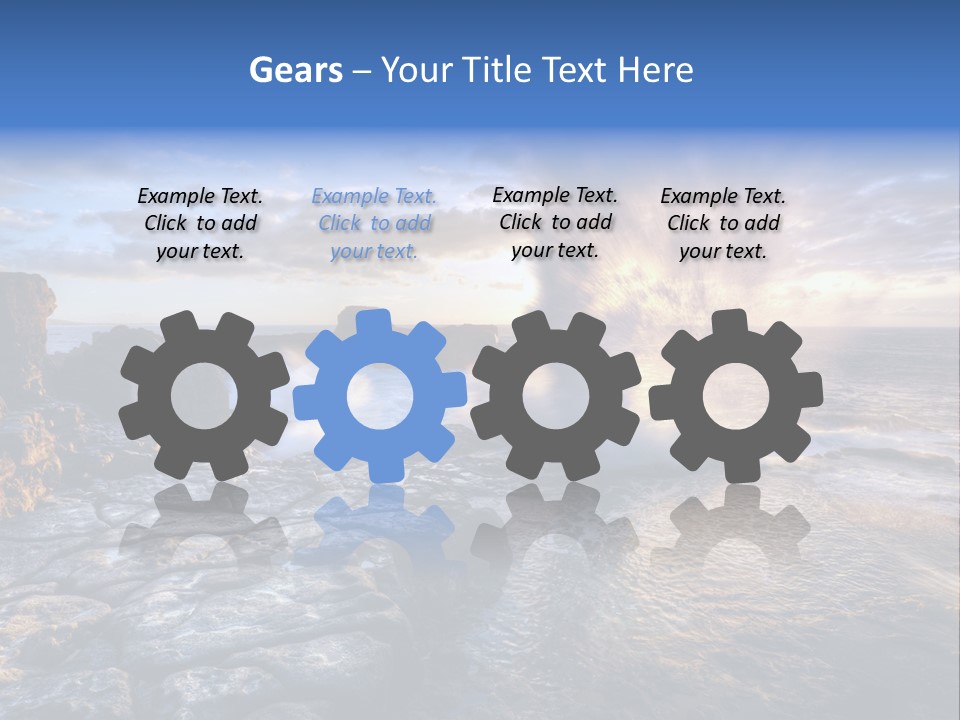 Horizon Tourism Cloud PowerPoint Template