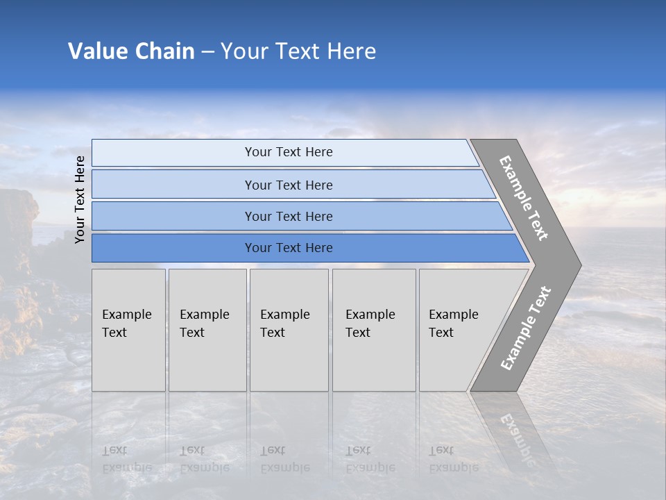 Horizon Tourism Cloud PowerPoint Template