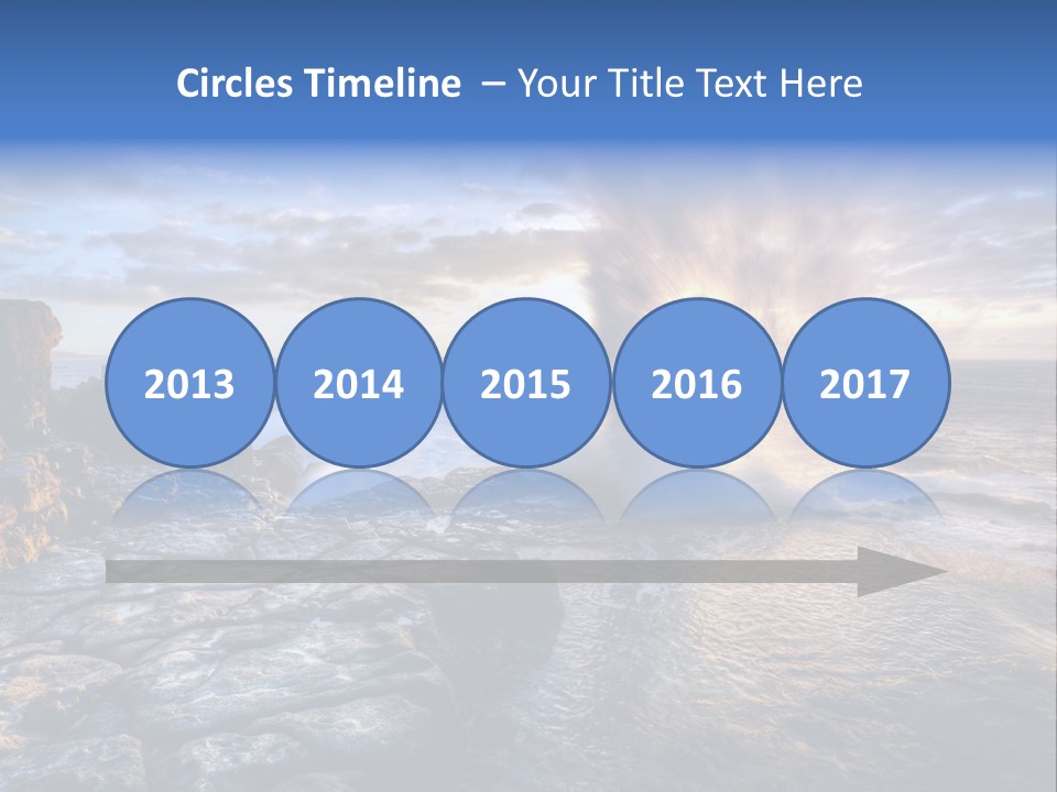Horizon Tourism Cloud PowerPoint Template
