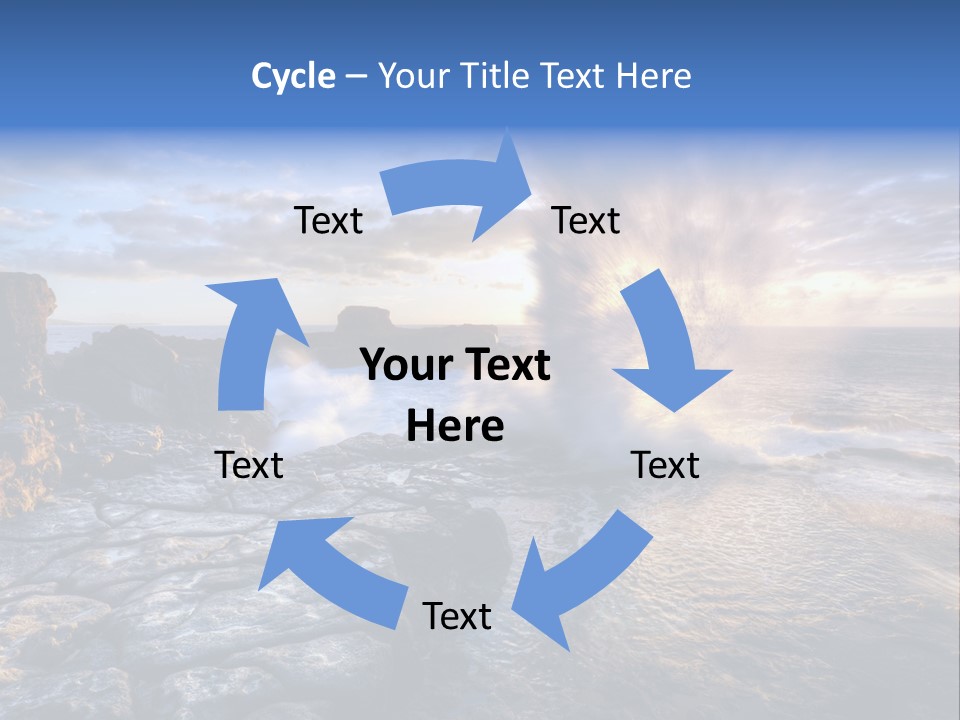 Horizon Tourism Cloud PowerPoint Template