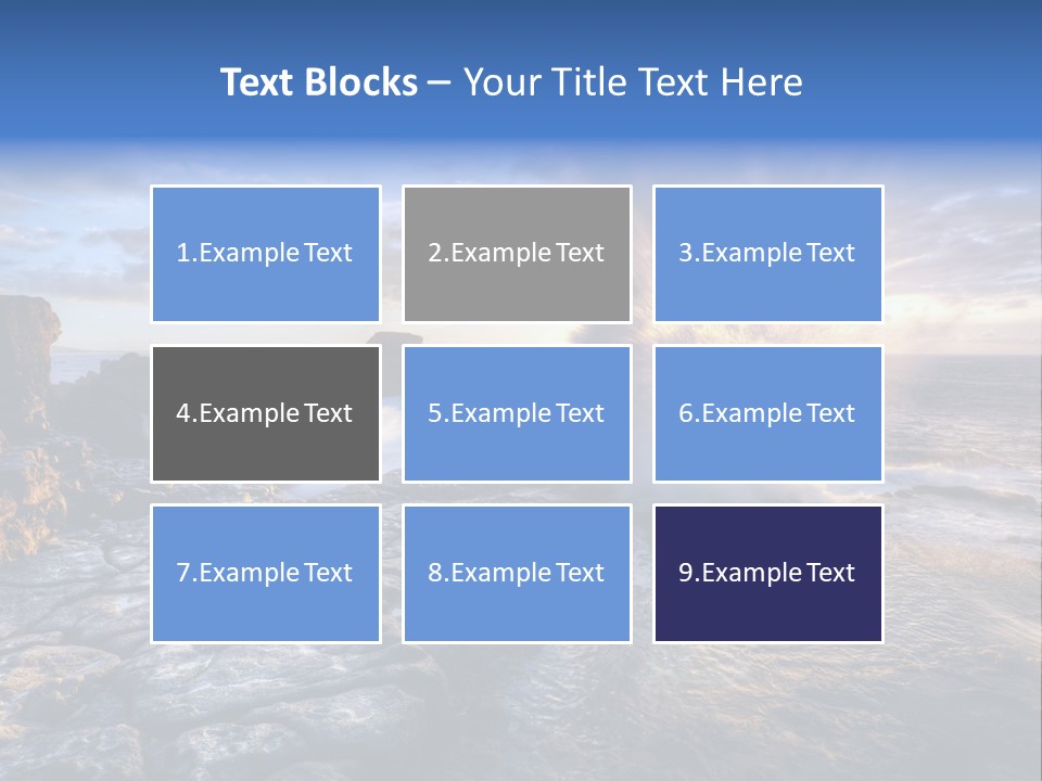 Horizon Tourism Cloud PowerPoint Template