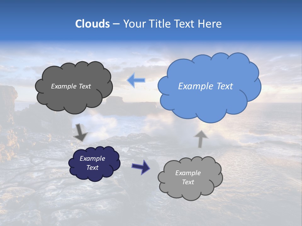Horizon Tourism Cloud PowerPoint Template