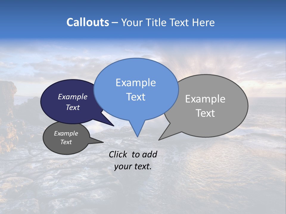 Horizon Tourism Cloud PowerPoint Template