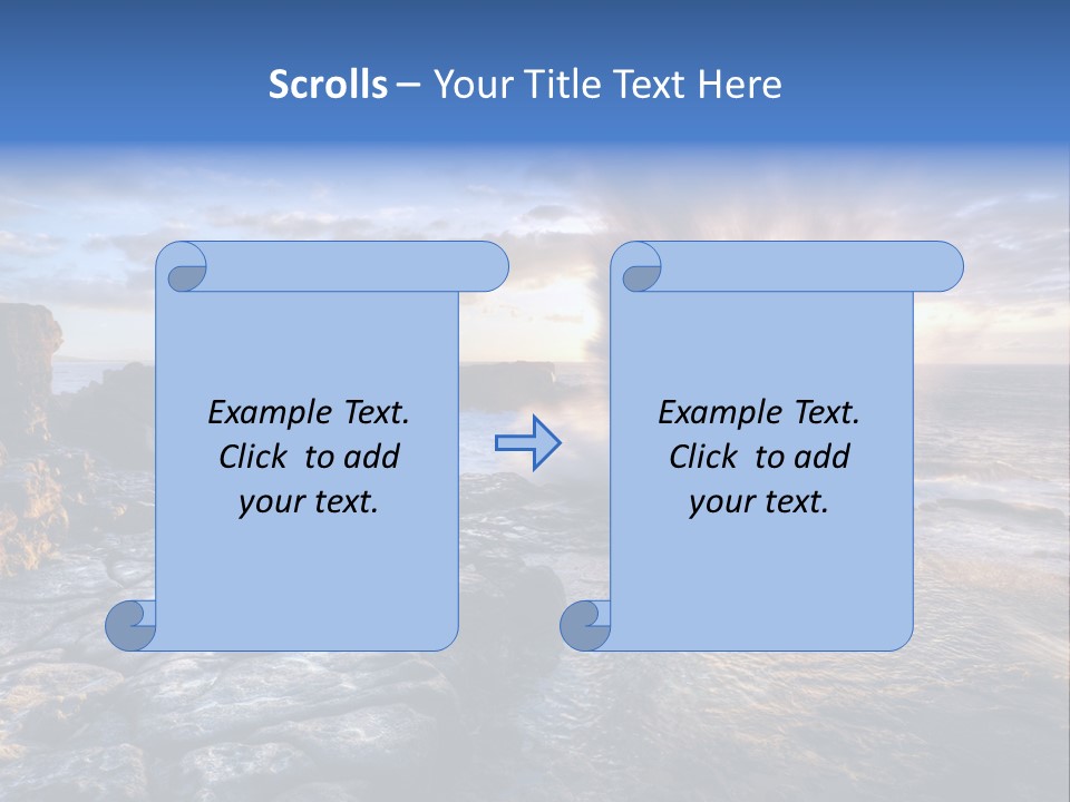 Horizon Tourism Cloud PowerPoint Template