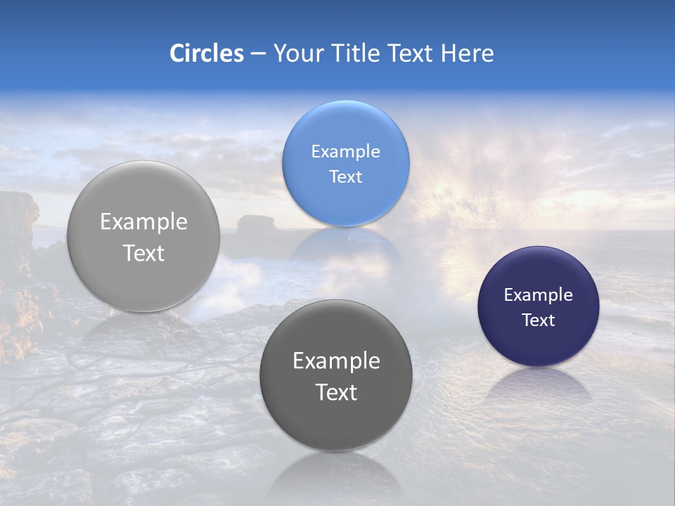 Horizon Tourism Cloud PowerPoint Template