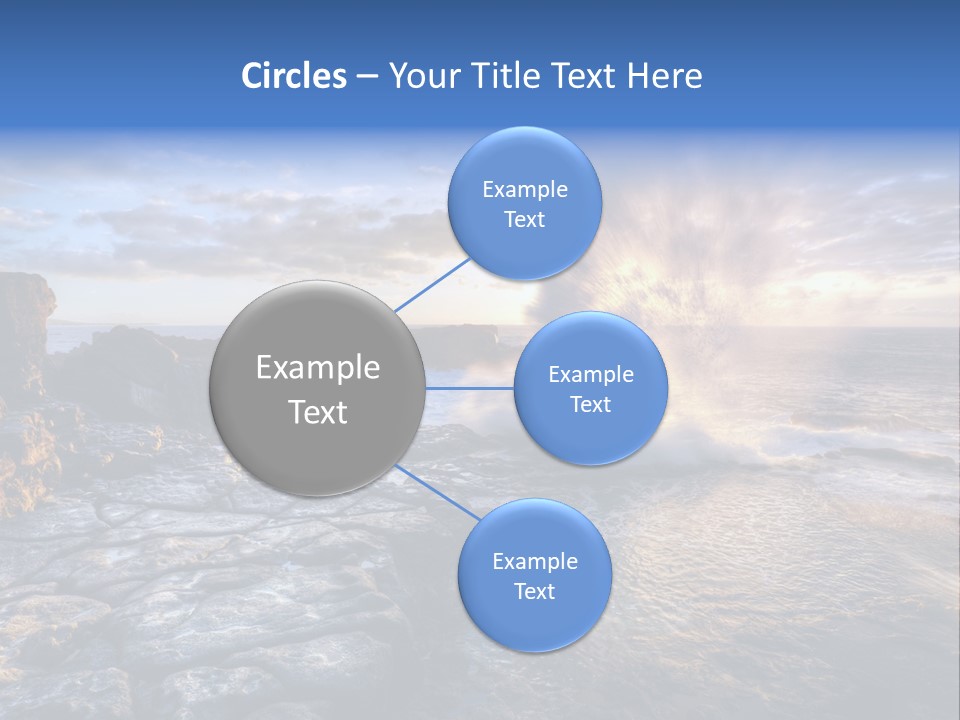 Horizon Tourism Cloud PowerPoint Template
