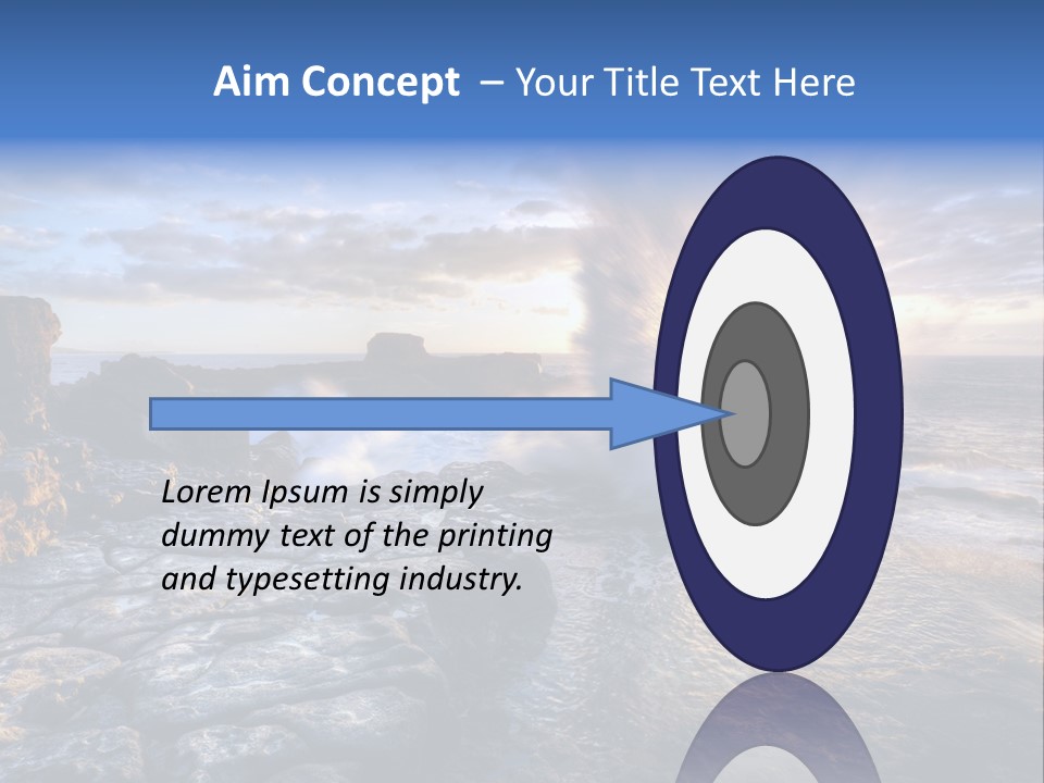Horizon Tourism Cloud PowerPoint Template