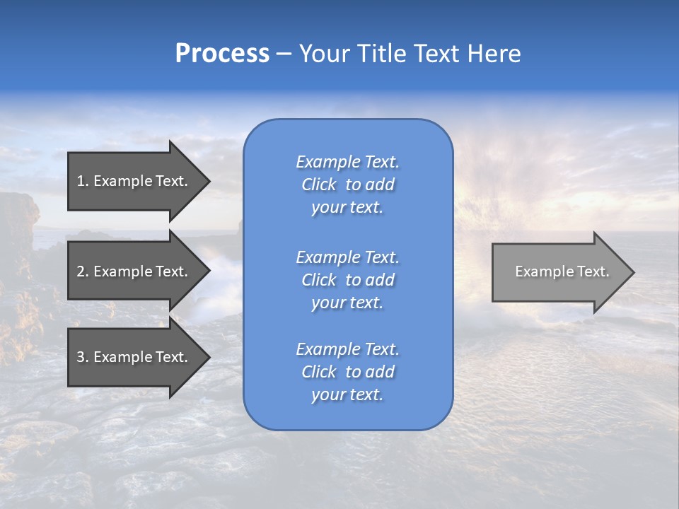 Horizon Tourism Cloud PowerPoint Template