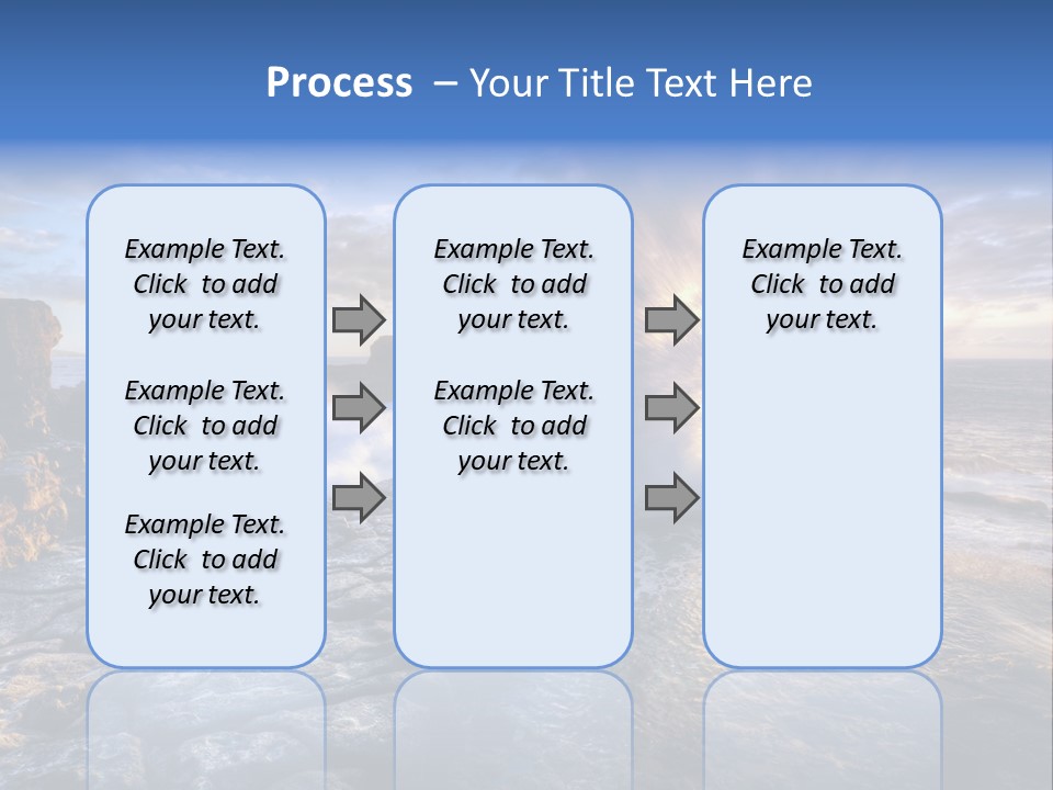 Horizon Tourism Cloud PowerPoint Template