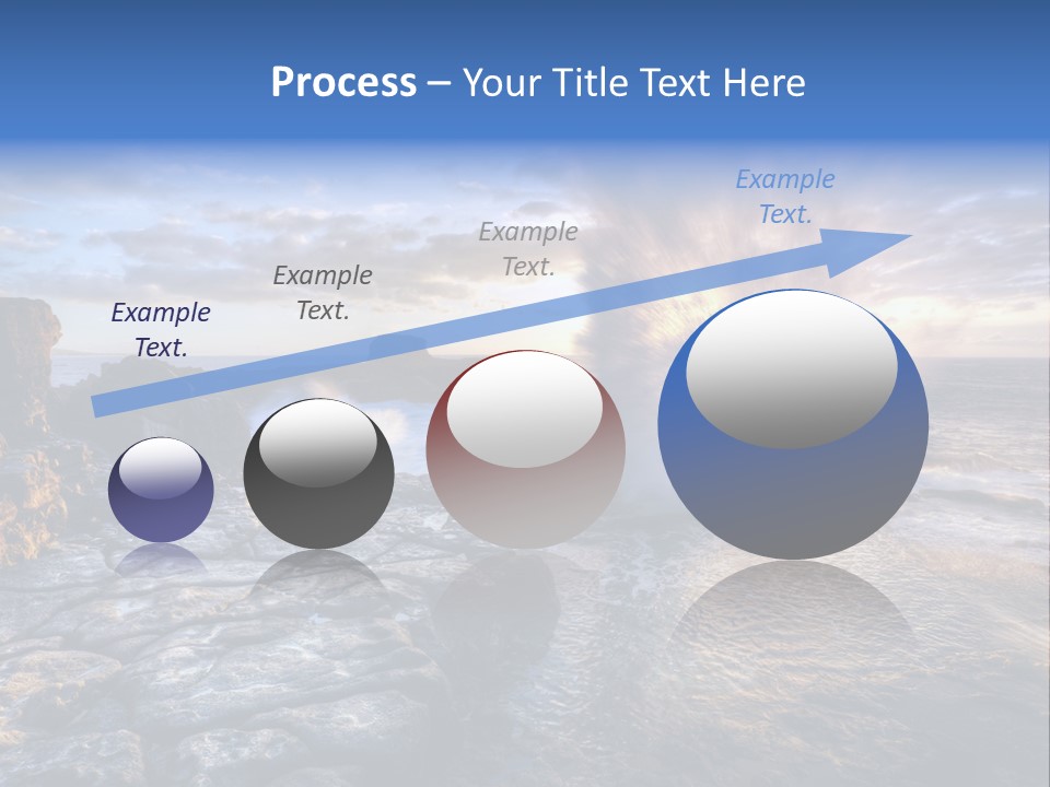 Horizon Tourism Cloud PowerPoint Template