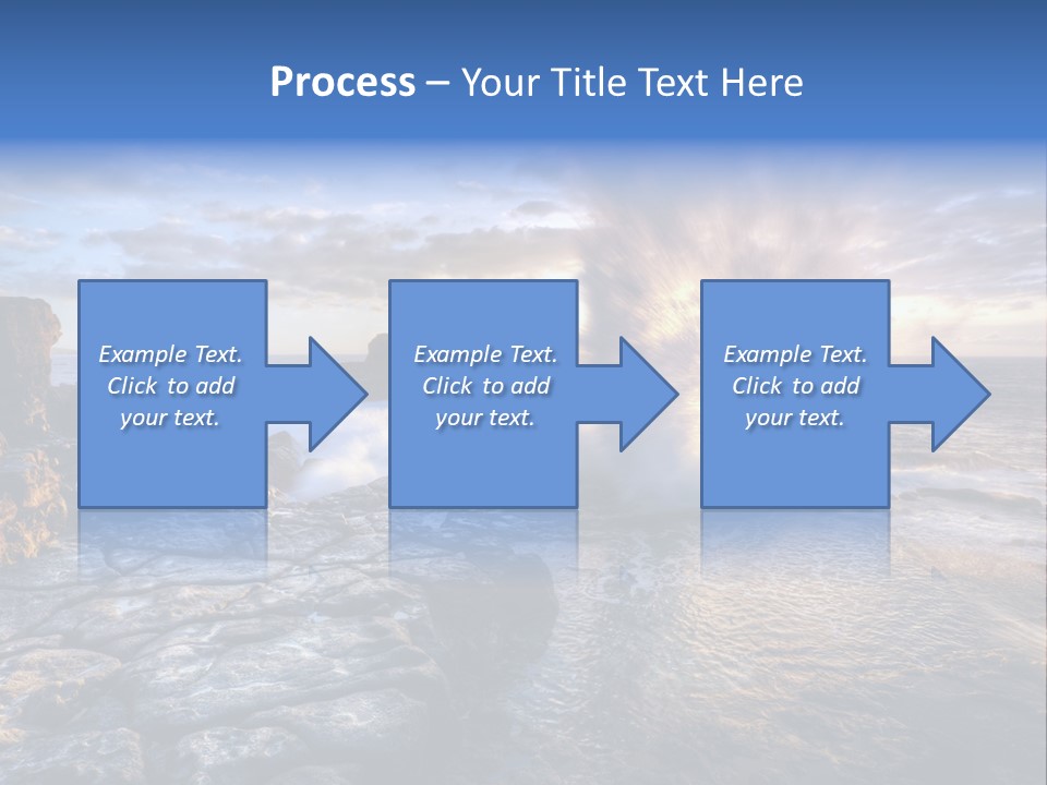 Horizon Tourism Cloud PowerPoint Template