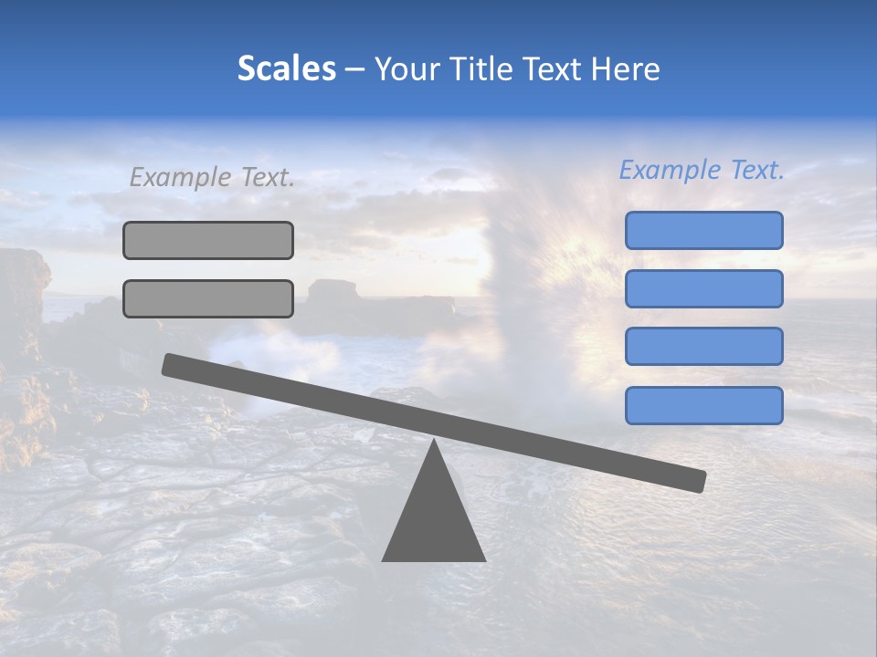 Horizon Tourism Cloud PowerPoint Template