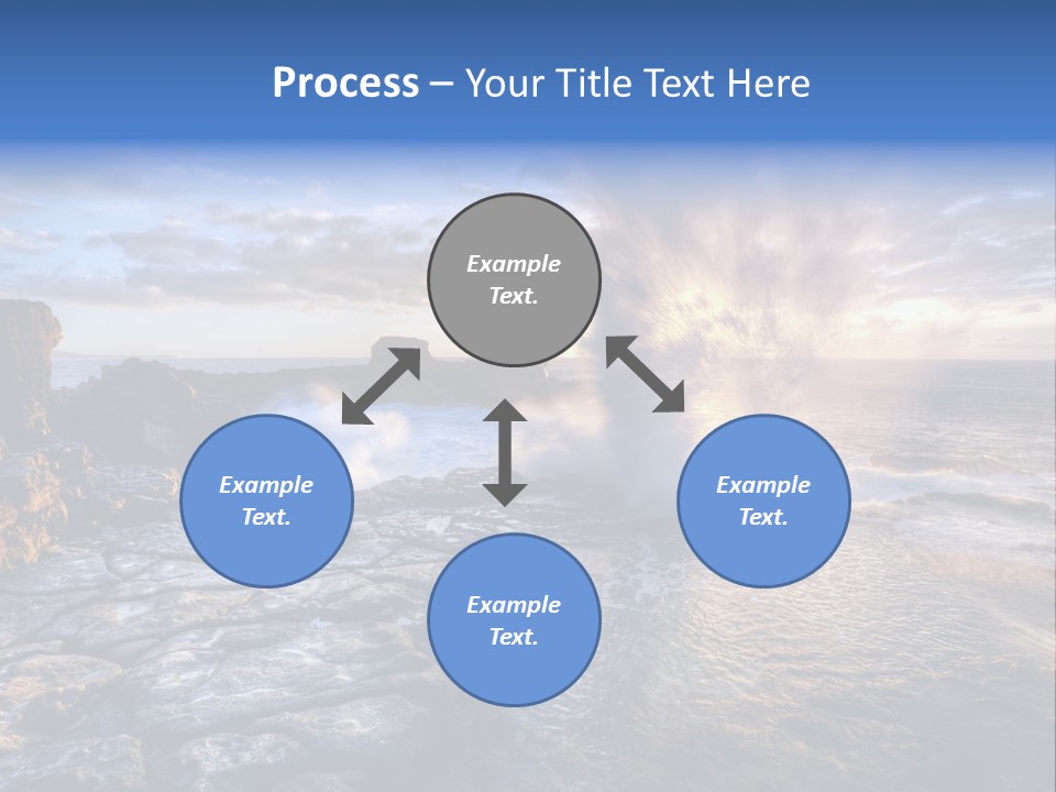 Horizon Tourism Cloud PowerPoint Template