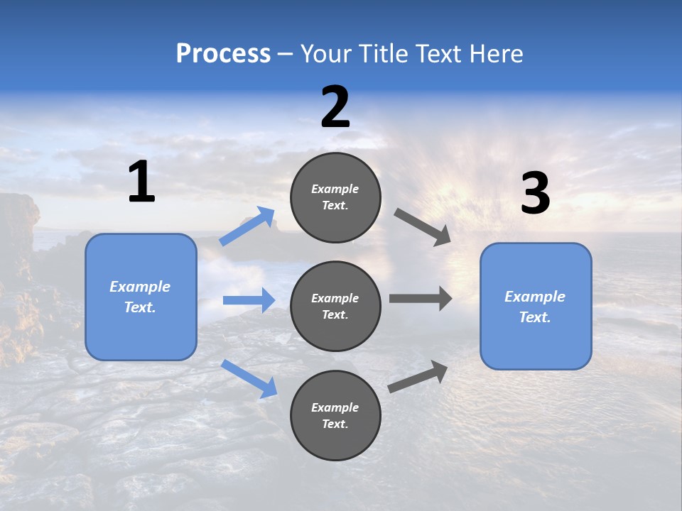 Horizon Tourism Cloud PowerPoint Template
