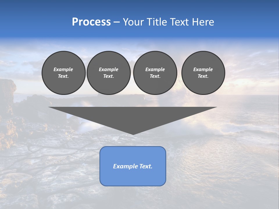 Horizon Tourism Cloud PowerPoint Template