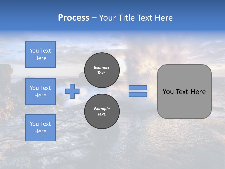 Horizon Tourism Cloud PowerPoint Template
