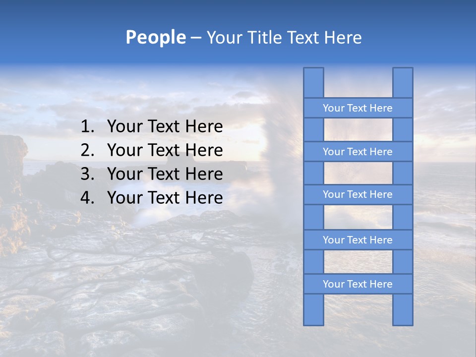 Horizon Tourism Cloud PowerPoint Template