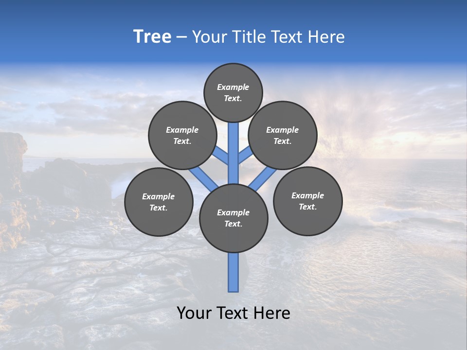 Horizon Tourism Cloud PowerPoint Template