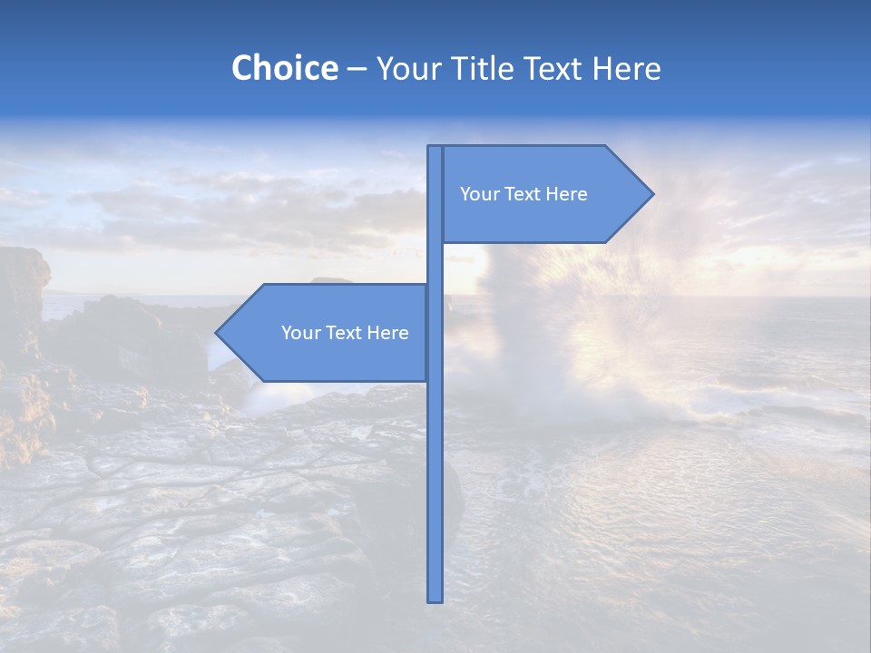 Horizon Tourism Cloud PowerPoint Template