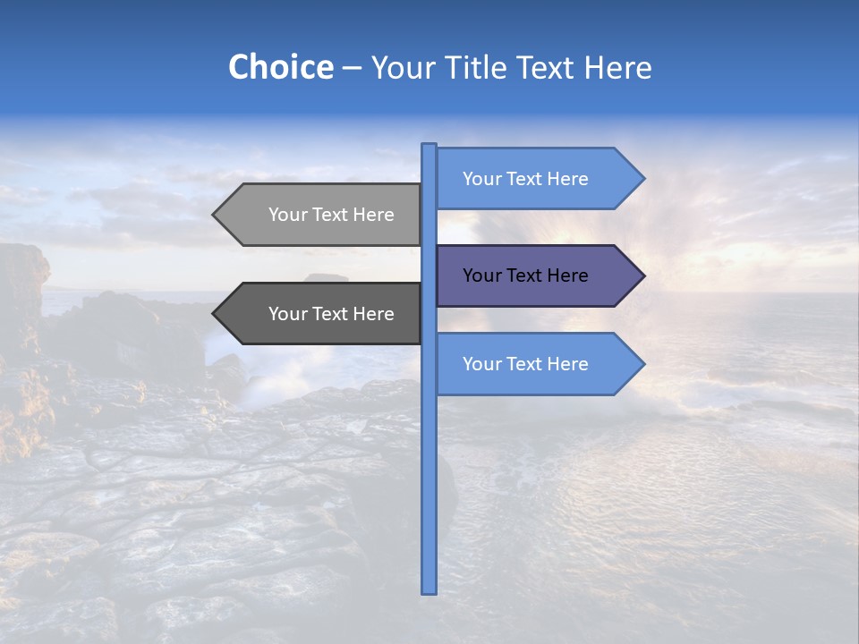 Horizon Tourism Cloud PowerPoint Template