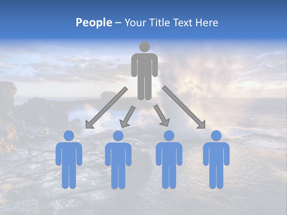 Horizon Tourism Cloud PowerPoint Template