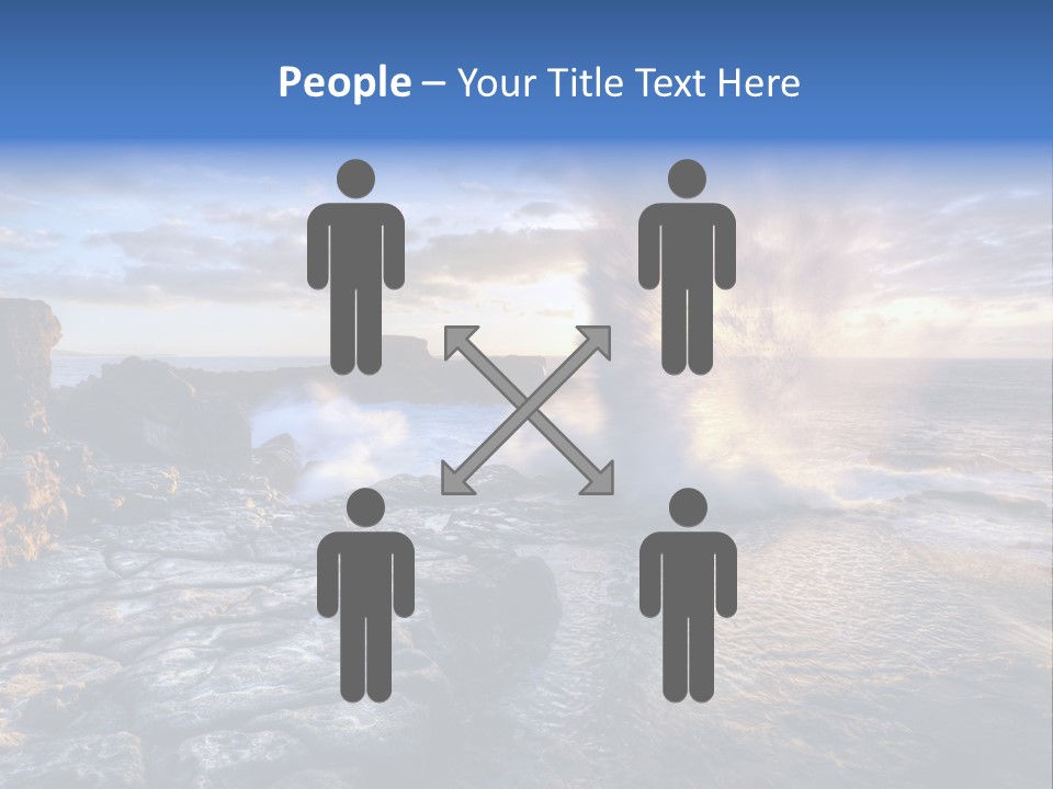 Horizon Tourism Cloud PowerPoint Template