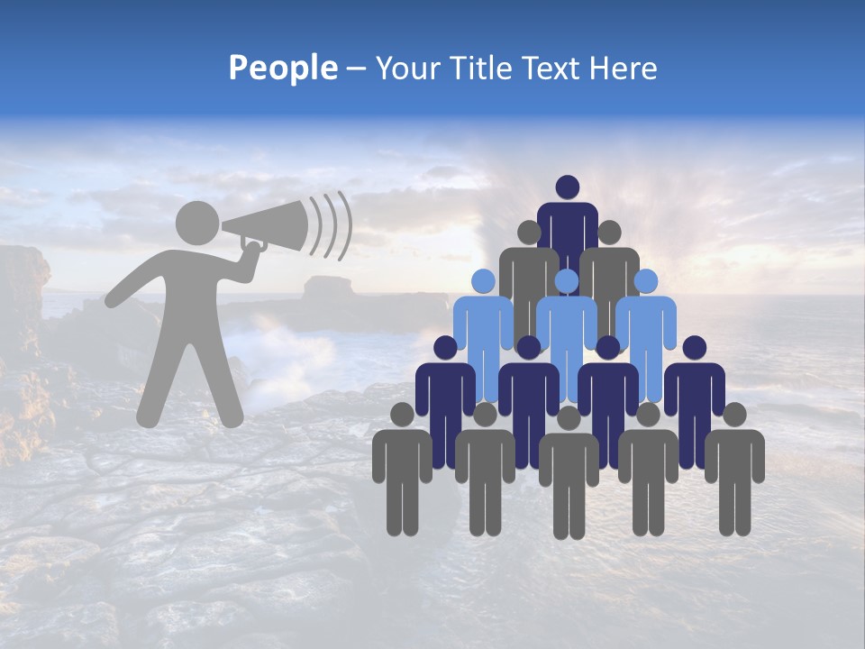 Horizon Tourism Cloud PowerPoint Template