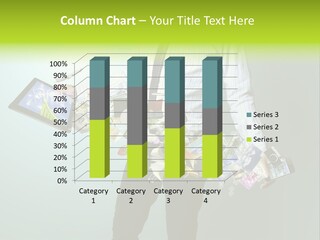 Newspaper Tablet Focus PowerPoint Template