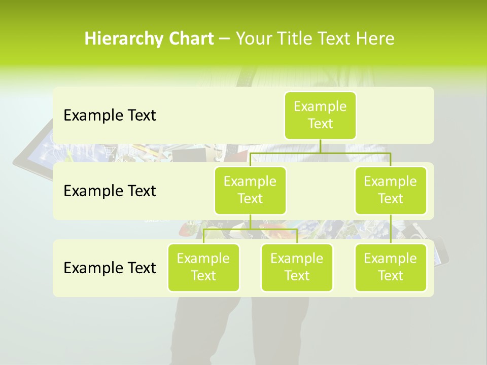 Newspaper Tablet Focus PowerPoint Template