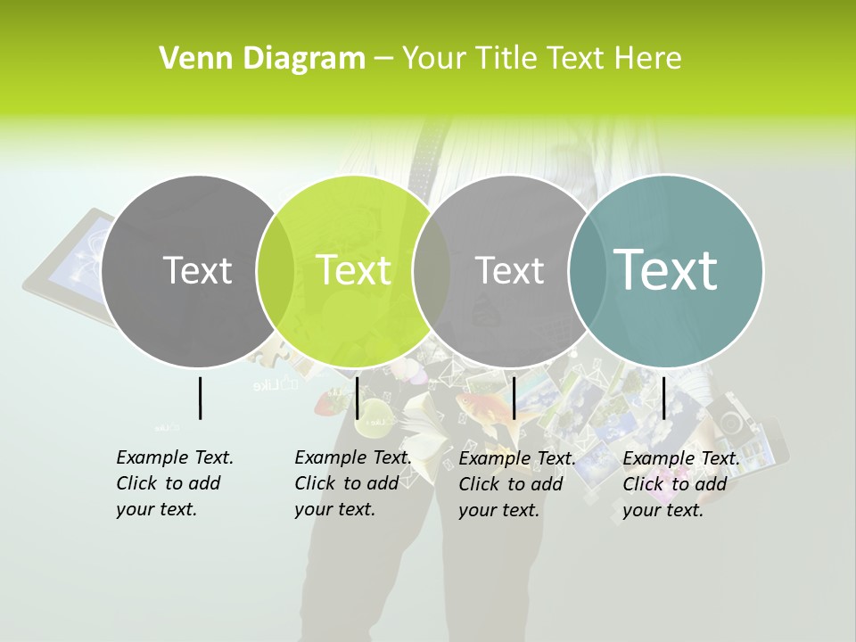 Newspaper Tablet Focus PowerPoint Template